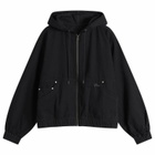 Dime Men's Hooded Denim Jacket in Black