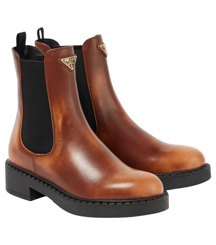 Photo: Prada Leather Chelsea boots