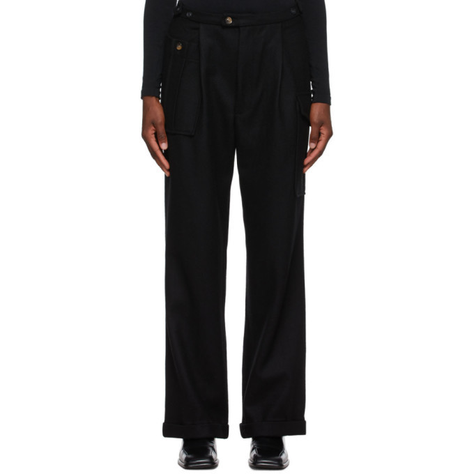 Photo: Winnie New York Black Pleated Pocket Trousers