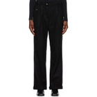 Winnie New York Black Pleated Pocket Trousers