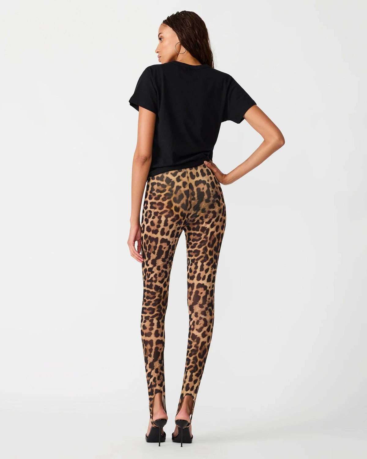 Steve Madden Sandrine Stirrup Pant in Animal Print