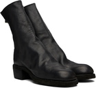 Guidi Black Back Zip Boots