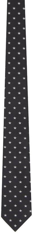 Photo: YOHJI YAMAMOTO Black Star Pattern JQ Derby Tie