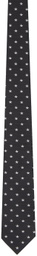 YOHJI YAMAMOTO Black Star Pattern JQ Derby Tie