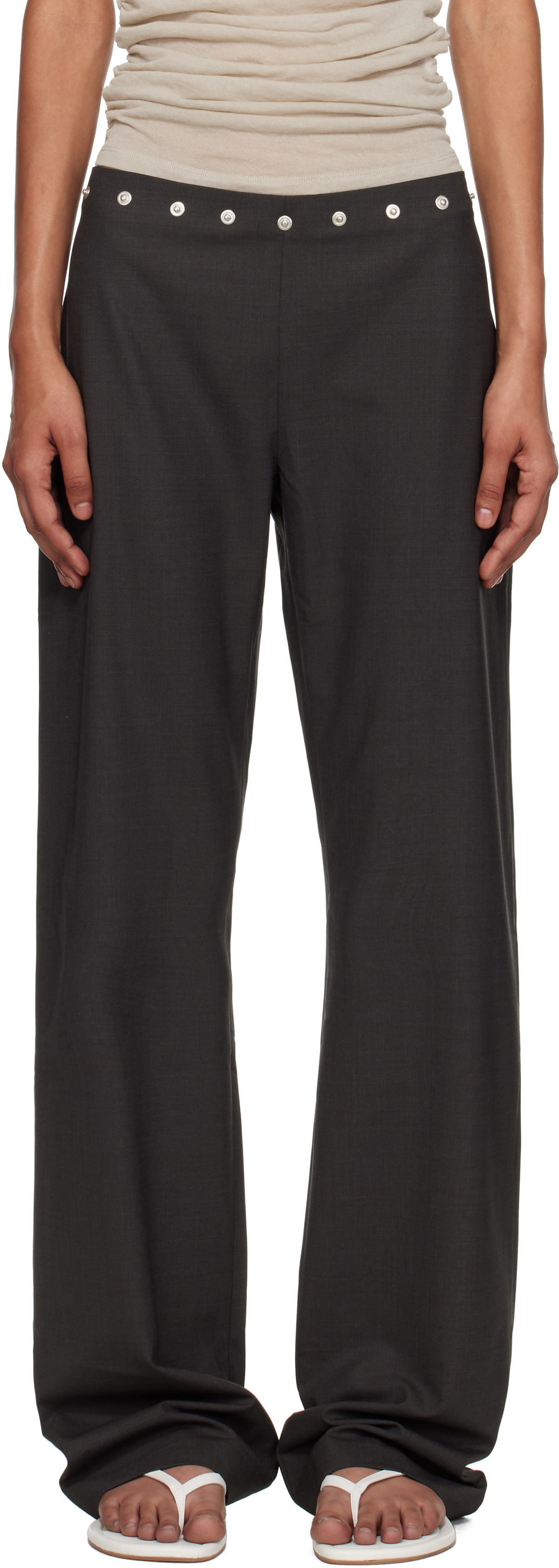 Paloma Wool Navy Sienna Trousers Paloma Wool