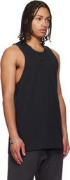 Fear of God ESSENTIALS Black Rib Tank Top