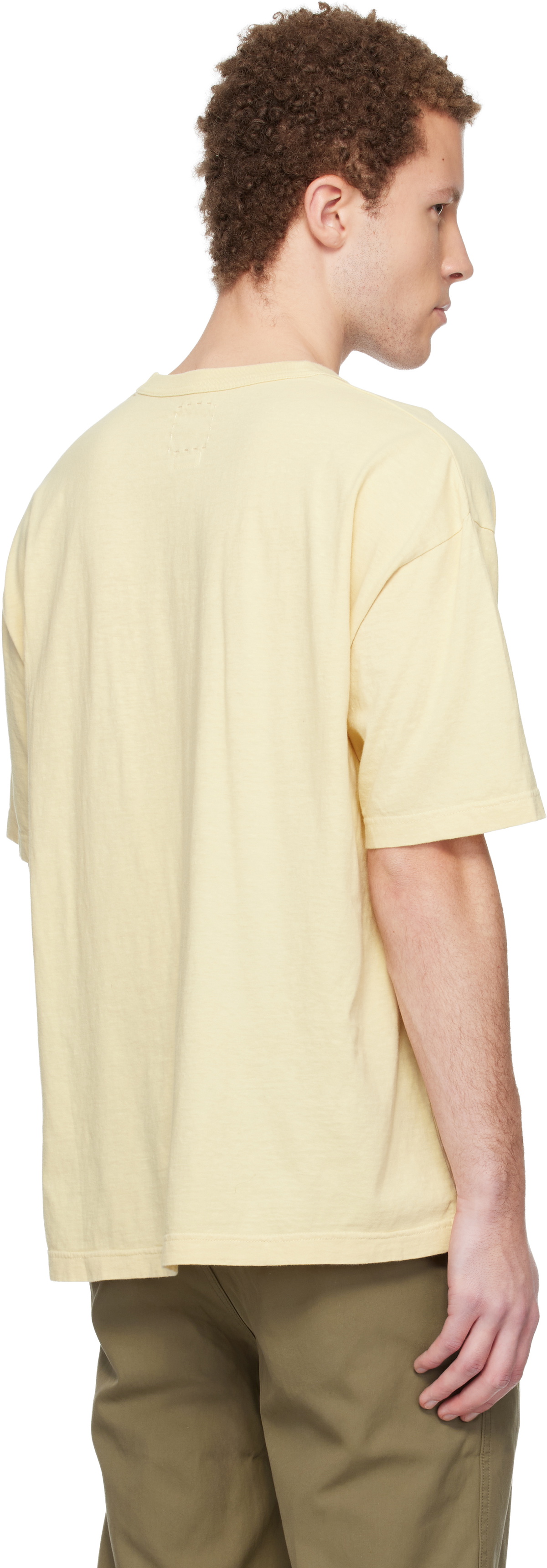 visvim Yellow Jumbo S/S DMGD T-shirt