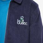 Butter Goods Men's Corduroy Flower Zip Through Jacket in Navy