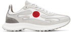 Casablanca Off-White & Gray Stade Sneakers