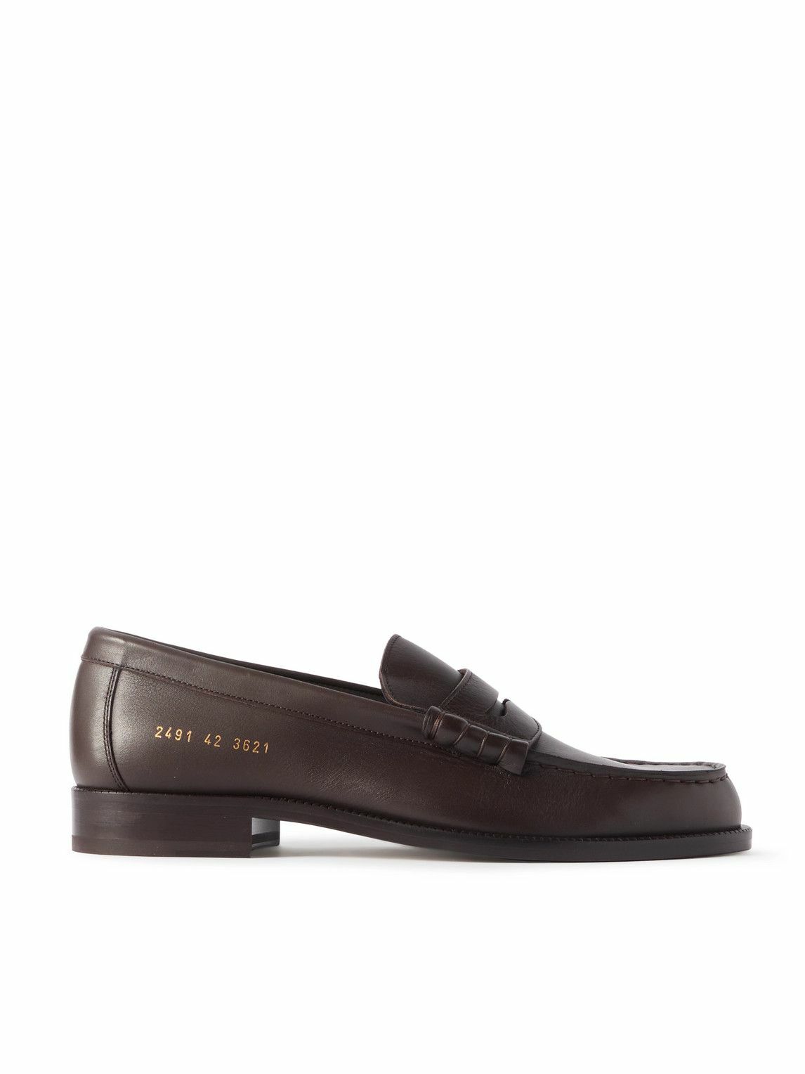 Common Projects - Leather Penny Loafers - Brown