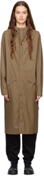 RAINS Brown Longer Coat