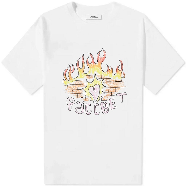 Photo: PACCBET Men's Firewall T-Shirt in White