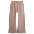 Fear of God ESSENTIALS Women's Signature Classic Fit Flare Sweatpant in Faded Mauve