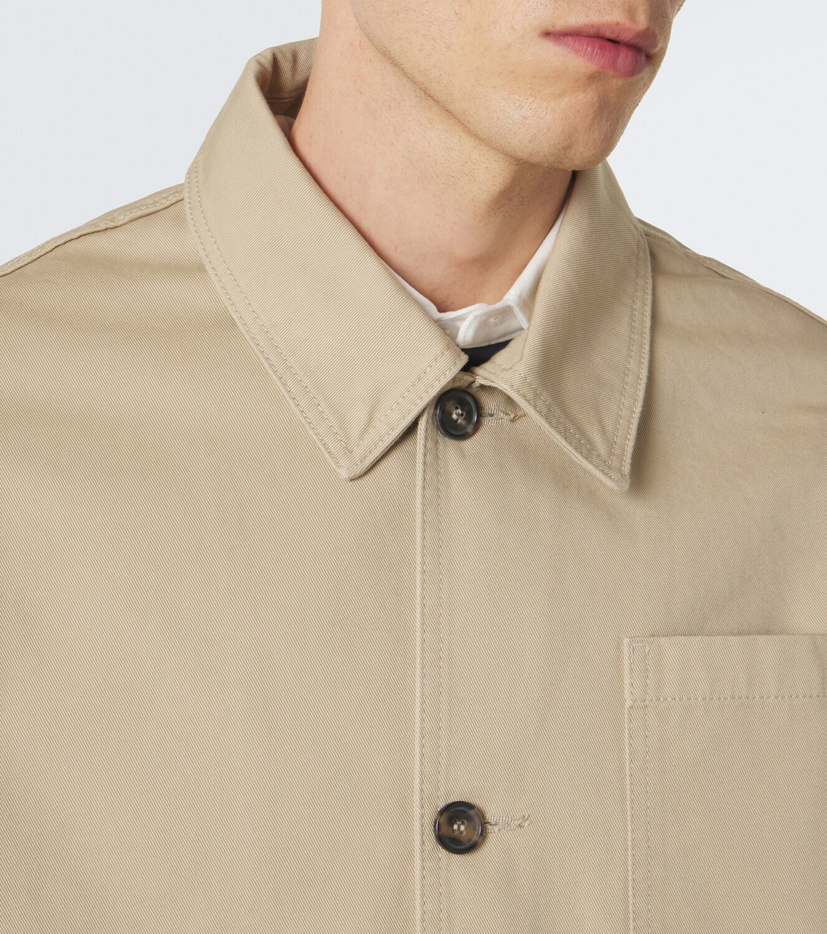 JW Anderson Embroidered cotton canvas jacket
