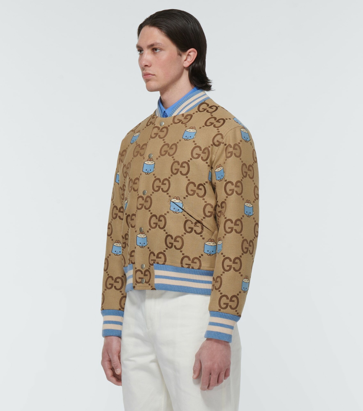 Gucci - Gucci Kawaii Jumbo GG canvas jacket Gucci