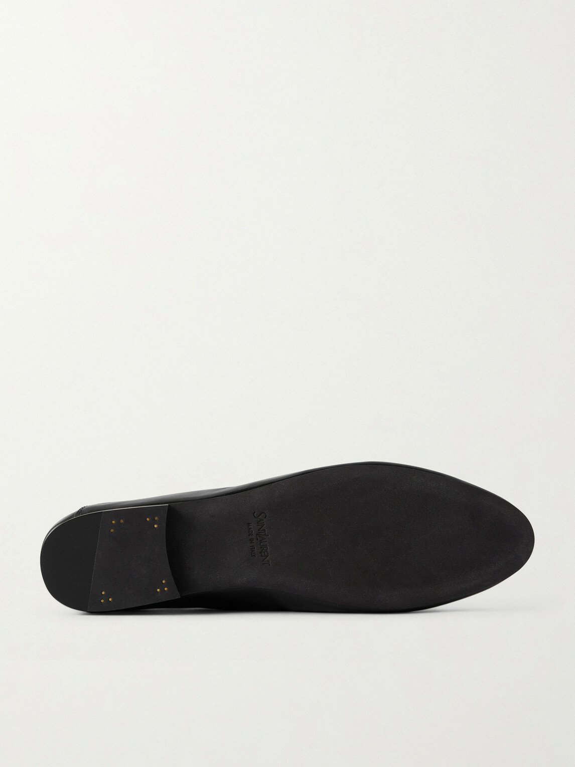 SAINT LAURENT - Alain Leather Loafers - Black