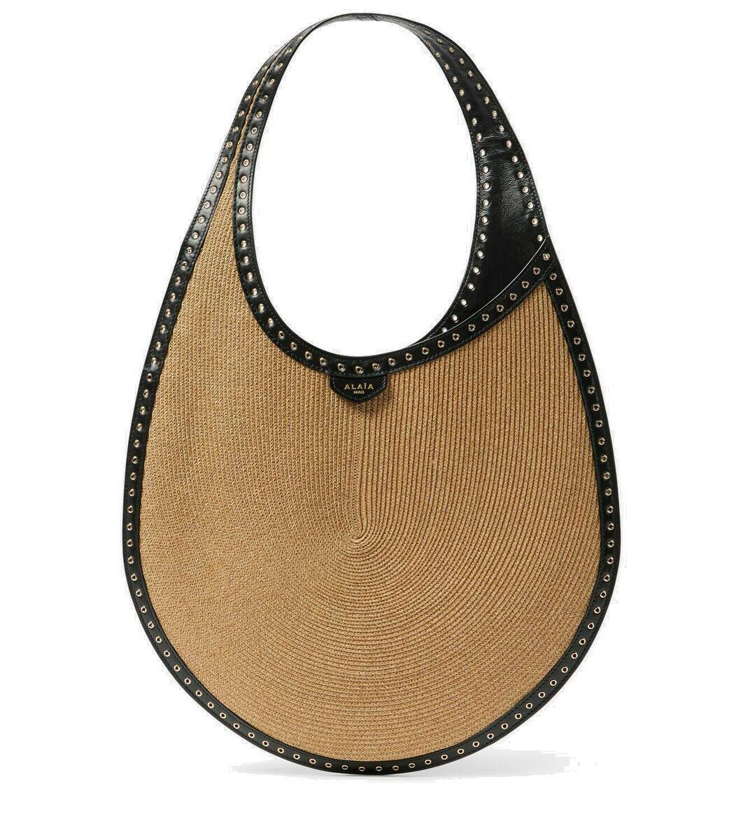 【夏お出かけに映える】ALAIA LE CEUR Paper Straw Bag Natural AA27228B-Alaia-Le-Coeur-paper-