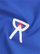 DISTRICT VISION - Logo-Print Stretch-Jersey T-Shirt - Blue