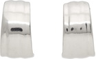 Loewe Silver Nappa Knot Earrings