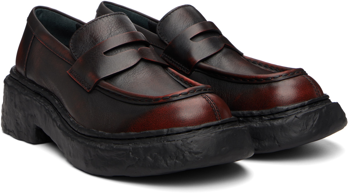 CAMPERLAB Black & Orange Vamonos Loafers