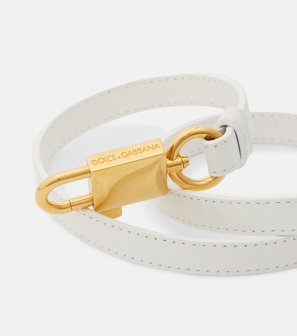 Dolce&Gabbana Lock leather belt