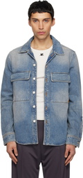 Courrèges Blue Workwear Denim Shirt