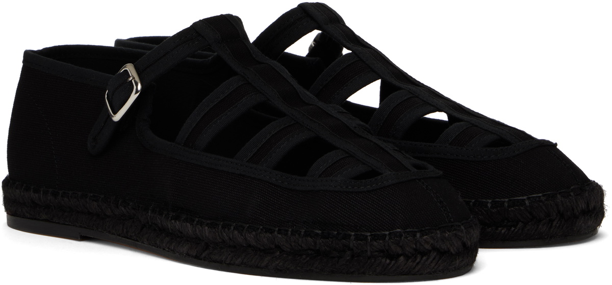 Bode Black Peggy Espadrilles