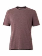 ON - Active-T Stretch Cotton and Model-Blend Jersey T-Shirt - Burgundy
