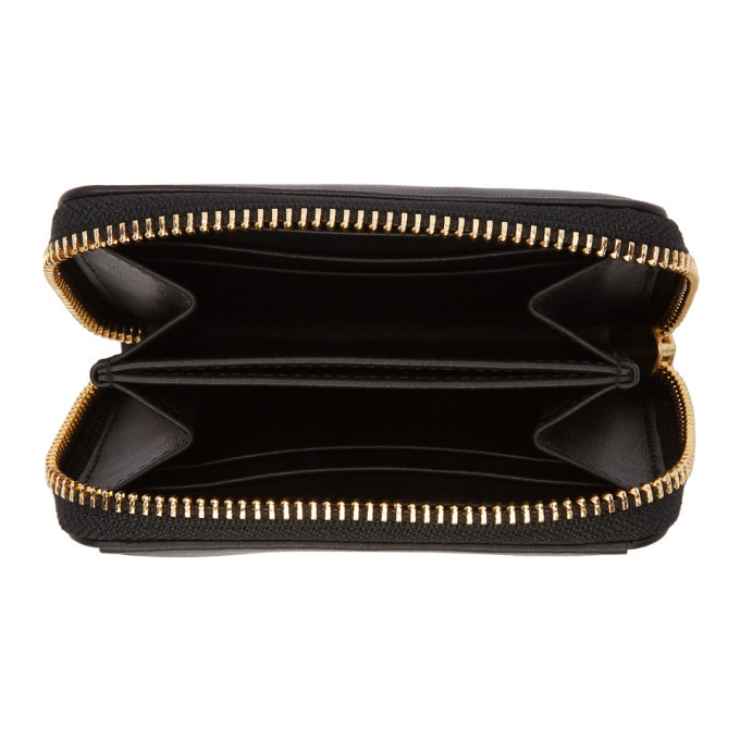 Anya Hindmarch Black Small Chubby Zip Round Wallet Anya Hindmarch