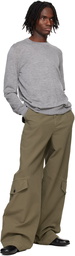 Guest in Residence Gray Airy True Crew Sweater