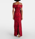 Rebecca Vallance Henrietta brocade bustier gown
