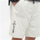 Moncler Grenoble Men's Day-namic Metallic Nylon Shorts in White
