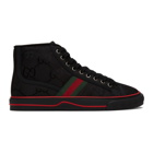 Gucci Black Gucci Tennis 1977 Off The Grid High-Top Sneakers