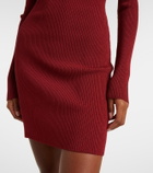 Nensi Dojaka Cutout knitted minidress