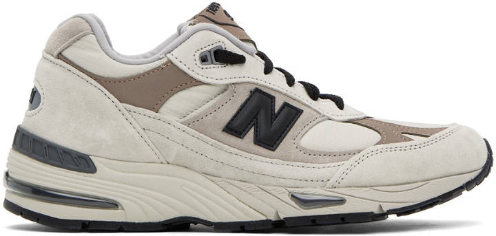 Photo: New Balance Gray Made in UK 991v1 Sneakers