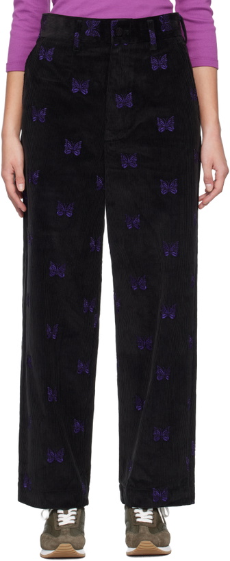 Photo: NEEDLES Black Straight Trousers