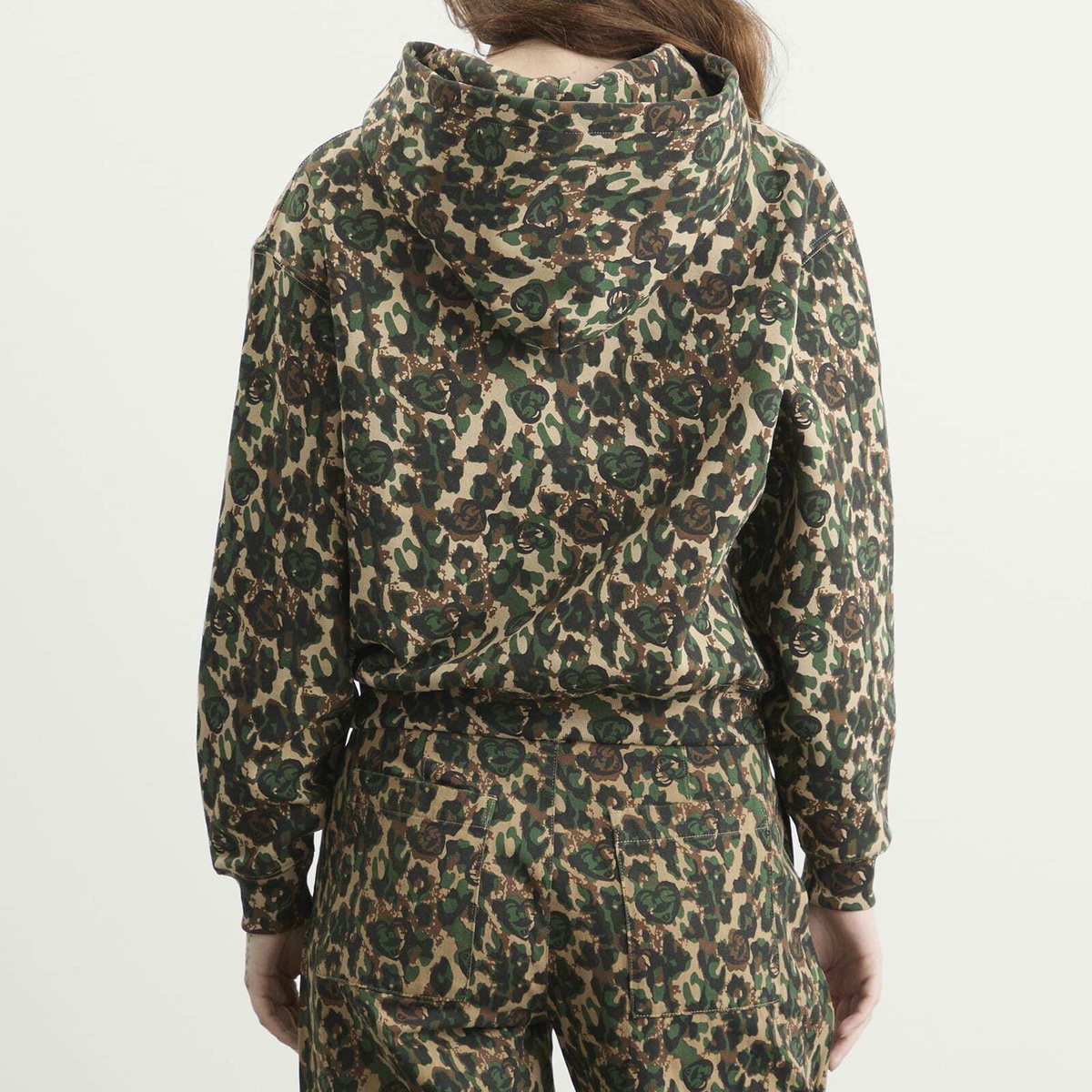 ICECREAM Women's Zip Through Hoodie in Camo