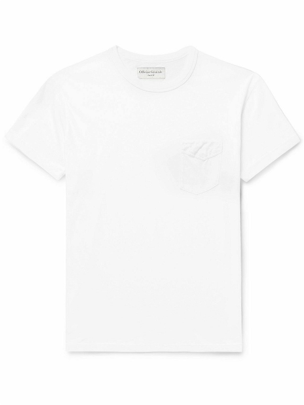 Photo: Officine Générale - Cotton-Jersey T-Shirt - White
