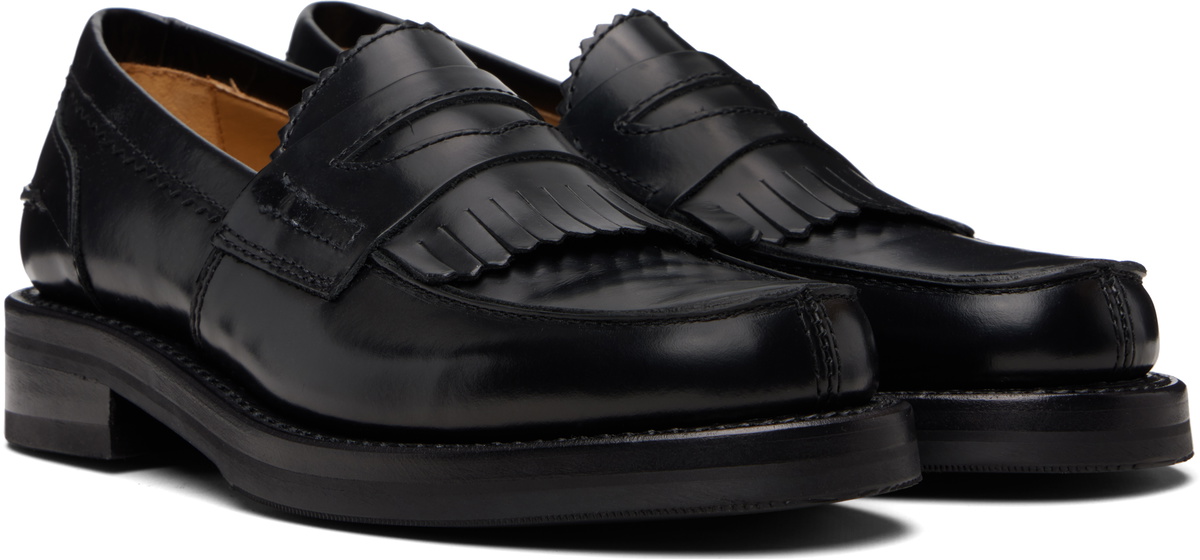 OUR LEGACY Black Leather Loafers