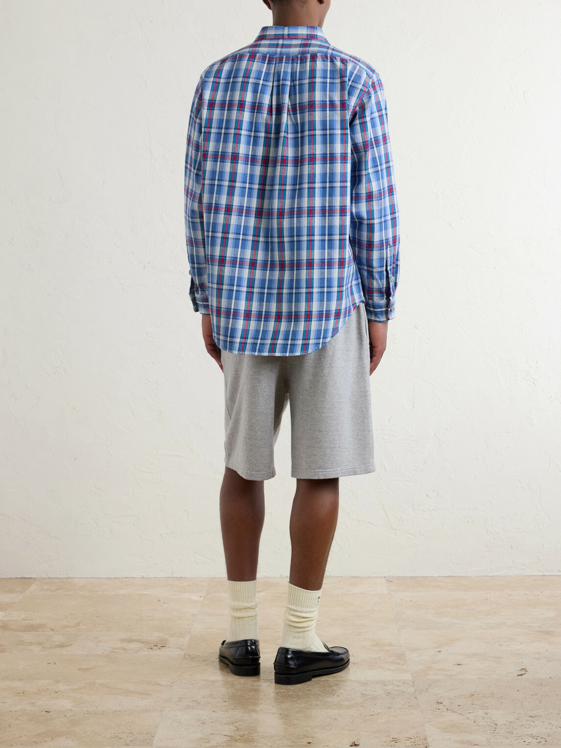 Aimé Leon Dore - Checked Cotton-Twill Shirt - Blue