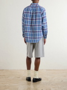 Aimé Leon Dore - Checked Cotton-Twill Shirt - Blue