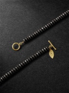 Jacquie Aiche - Gold and Onyx Beaded Necklace