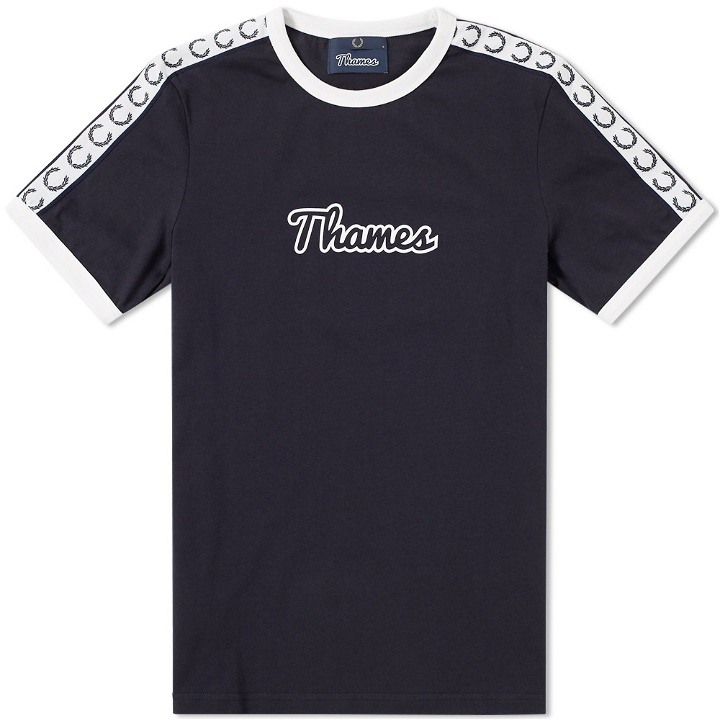 Photo: Fred Perry x Thames Tape Ringer Tee