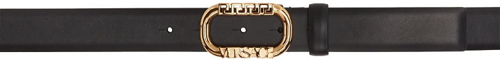 Photo: Versace Black Logo Belt