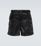 Sacai - x Eric Haze printed shorts