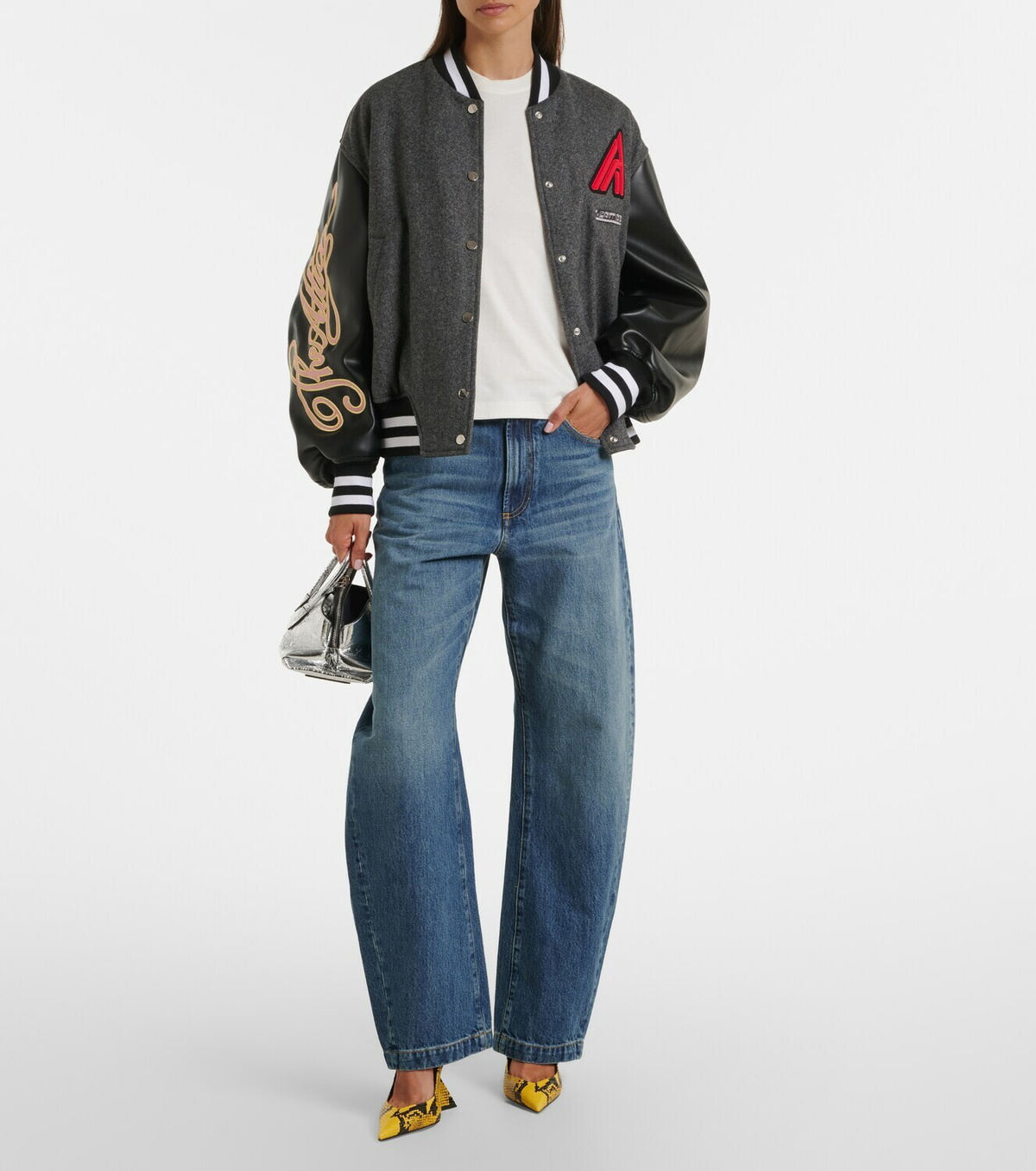 The Attico Wool-blend varsity jacket
