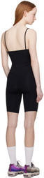 Live the Process Black Corset Playsuit