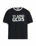 Gcds Mens T-shirt in Black
