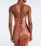 Maria Lucia Hohan Nadira silk bustier gown