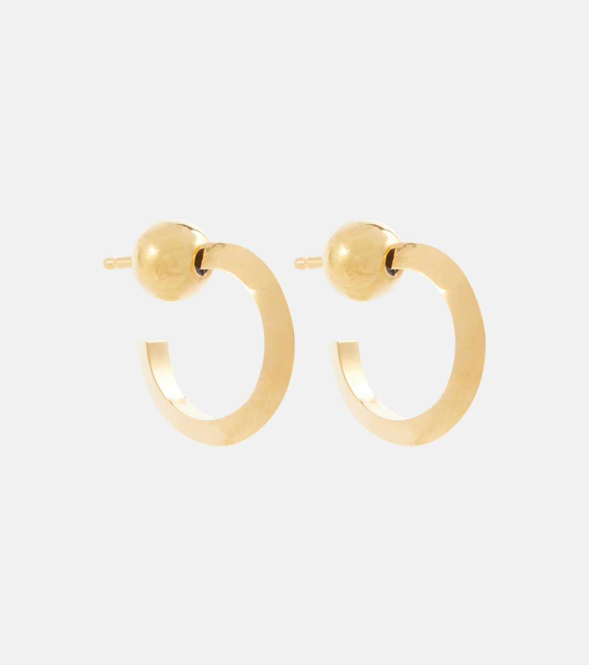 Sophie Buhai - Ridge 18kt gold-plated sterling silver hoop